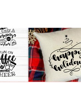 Σετ των 2 Intra απο ξύλο plywood 3mm-4mm πάχος Χριστουγεννιάτικο Cut Δίασταση 15x15 cm INTRAFABR-86042051