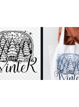 Σετ των 3 Intra απο ξύλο plywood 3mm-4mm πάχος Χριστουγεννιάτικο Στολίδι| Εξάχνωση Δίασταση 8x8 cm INTRAFABR-80946768