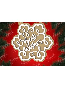 Σετ των 3 Intra απο ξύλο plywood 3mm-4mm πάχος - Χριστουγεννιάτικη ετικέτα | Ετικέτες δώρων | Δώρο Χριστουγέννων Δίασταση 15x15 cm INTRAFABR-107187728