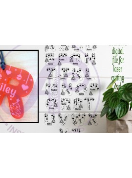 Intra απο ξύλο plywood 3mm-4mm πάχος - Χριστουγεννιάτικο θέμα Ετικέτα Σχέδια επιστολών  Δίασταση 30x20 cm INTRAFABR-79343866