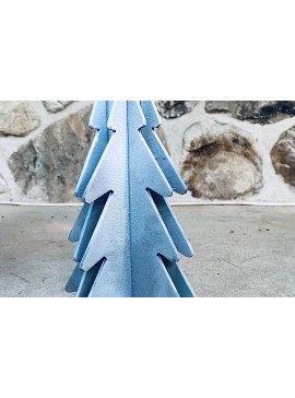 Σετ των 2 Intra απο ξύλο plywood 3mm-4mm πάχος - Κοπή χριστουγεννιάτικου δέντρου με λέιζερ Δίασταση 15x15 cm INTRAFABR-38884837