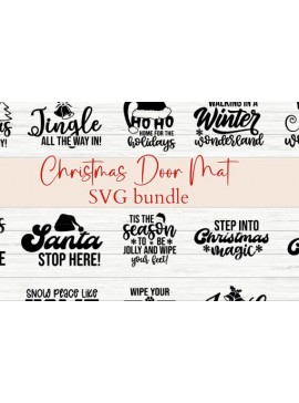 Σετ των 2 Intra απο ξύλο plywood 3mm-4mm πάχος - Πακέτο χριστουγεννιάτικων πινακίδων καλωσορίσματος Δίασταση 15x15 cm INTRAFABR-85651819