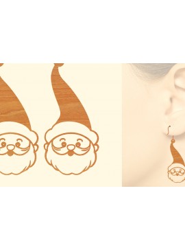 Σετ των 3 Intra απο ξύλο plywood 3mm-4mm πάχος - Χριστουγεννιάτικα Ξύλινα Σκουλαρίκια Laser Cut  Δίασταση 3x3 cm INTRAFABR-80079314