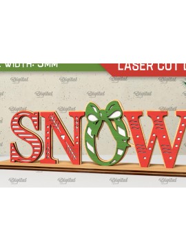 Σετ των 2 Intra απο ξύλο plywood 3mm-4mm πάχος - Χριστουγεννιάτικη ξύλινη βάση  Δίασταση 15x15 cm INTRAFABR-105333009