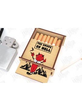 Σετ των 2 Intra απο ξύλο plywood 3mm-4mm πάχος - Κοπή Laser Box | Κουτί καπνού Δίασταση 20x20 cm INTRAFABR-120158709