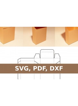 Σετ των 2 Intra απο ξύλο plywood 3mm-4mm πάχος - Κουτί τσιγάρων Δίασταση 20x20 cm INTRAFABR-33666939