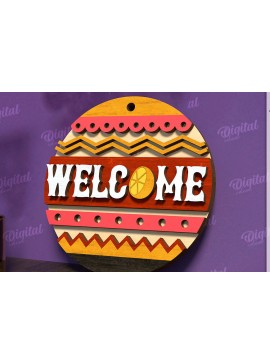 Σετ των 2 Intra απο ξύλο plywood 3mm-4mm πάχος - Cinco De Mayo Στρογγυλή πινακίδα κοπής με λέιζερ Δίασταση 30x20 cm INTRAFABR-119673890