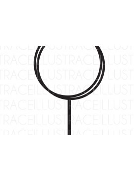 Σετ των 3 Intra απο ξύλο plywood 3mm-4mm πάχος - Κύκλος Στρογγυλός Κέικ Τοπέρ Δίασταση 5x9 cm INTRAFABR-66793841