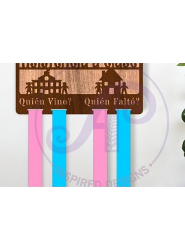 Intra απο ξύλο plywood 3mm-4mm πάχος - Πίνακας μαθημάτων  Laser Cut Δίασταση 40x50 cm INTRAFABR-116305366