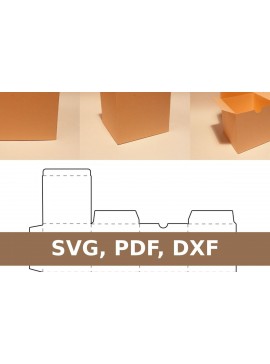 Σετ των 2 Intra απο ξύλο plywood 3mm-4mm πάχος - Κλασικό κουτί Δίασταση 20x20 cm INTRAFABR-33136675