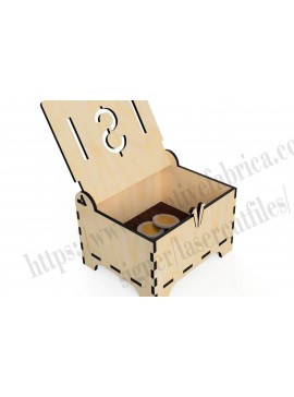 Σετ των 3 Intra απο ξύλο plywood 3mm-4mm πάχος - CNC Laser CNC CNC Στήθος / Laser Patterns Δίασταση 20x20 cm INTRAFABR-36793424