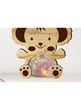 Σετ των 3 Intra απο ξύλο plywood 3mm-4mm πάχος - Διακοσμητικό πασχαλινό μπομπονιέρα Coala Δίασταση 6x8 cm INTRAFABR-115599559