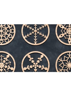 Intra απο ξύλο plywood 3mm-4mm πάχος - Σουβέρ Laser Cut  Δίασταση 30x20 cm INTRAFABR-65995843