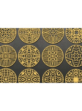 Intra απο ξύλο plywood 3mm-4mm πάχος - Αρχεία  κοπής με λέιζερ σουβέρ Δίασταση 30x20 cm INTRAFABR-66108502