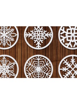 Intra απο ξύλο plywood 3mm-4mm πάχος - Σετ σουβέρ Laser Cut  Δίασταση 40x50 cm INTRAFABR-70433120