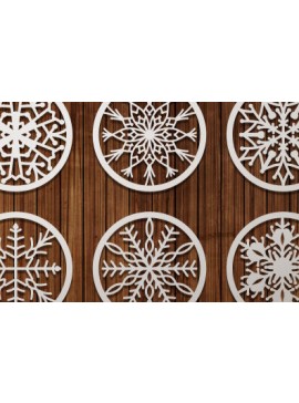 Intra απο ξύλο plywood 3mm-4mm πάχος - Σετ σουβέρ Laser Cut  Δίασταση 40x50 cm INTRAFABR-70433137