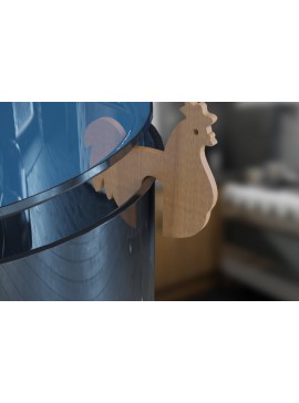 Σετ των 2 Intra απο ξύλο plywood 3mm-4mm πάχος - Cock . Pot Prop Laser Cut Δίασταση 30x20 cm INTRAFABR-79049342