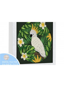 Σετ των 3 Intra απο ξύλο plywood 3mm-4mm πάχος -  κοπής πολυστρωματικού χαρτιού COCKATOO Δίασταση 8x8 cm INTRAFABR-80378334