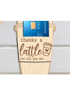 Σετ των 2 Intra απο ξύλο plywood 3mm-4mm πάχος - Κάτοχος δωροκάρτας καφέ  Δίασταση 20x20 cm INTRAFABR-99080382