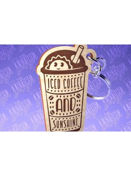 Σετ των 3 Intra απο ξύλο plywood 3mm-4mm πάχος - Κοπή Laser Μπρελόκ Καφέ | Αστεία αποσπάσματα Δίασταση 4x4 cm INTRAFABR-80295982