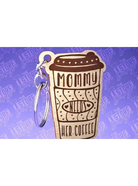 Σετ των 3 Intra απο ξύλο plywood 3mm-4mm πάχος - Κοπή Laser Μπρελόκ Καφέ | Αστεία αποσπάσματα Δίασταση 4x4 cm INTRAFABR-80296138