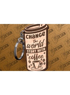 Σετ των 3 Intra απο ξύλο plywood 3mm-4mm πάχος - Κοπή Laser Μπρελόκ Καφέ | Αστεία αποσπάσματα Δίασταση 4x4 cm INTRAFABR-80140934