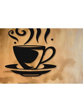 Σετ των 3 Intra απο ξύλο plywood 3mm-4mm πάχος - Διακόσμηση τοίχου καφέ Laser Cut Σχέδιο  Δίασταση 4x4 cm INTRAFABR-99537225