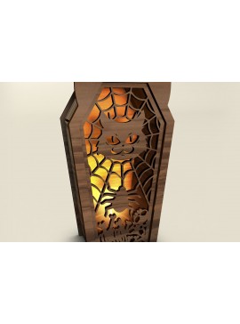 Σετ των 3 Intra απο ξύλο plywood 3mm-4mm πάχος - Φέρετρο - Κηροπήγιο Δίασταση 3x3 cm INTRAFABR-106518075