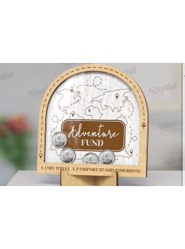 Σετ των 2 Intra απο ξύλο plywood 3mm-4mm πάχος - Θήκη νομισμάτων LaserCut. Ξύλινο Κουτιά Δίασταση 30x20 cm INTRAFABR-123566571