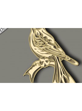 Σετ των 2 Intra απο ξύλο plywood 3mm-4mm πάχος - Colibri Multilayer /Κόντρα πλακέ Colibri Δίασταση 30x20 cm INTRAFABR-65086501