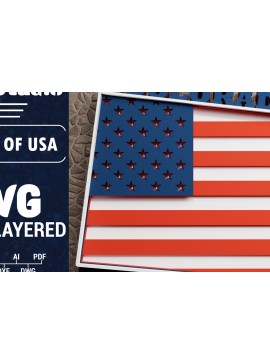 Σετ των 2 Intra απο ξύλο plywood 3mm-4mm πάχος - Σημαία 3D  του Κολοράντο ΗΠΑ Δίασταση 1200x1200 cm INTRAFABR-65275434