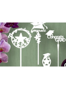 Intra απο ξύλο plywood 3mm-4mm πάχος - Συγχαρητήρια Cake Toppers Δίασταση 30x20 cm INTRAFABR-105042293