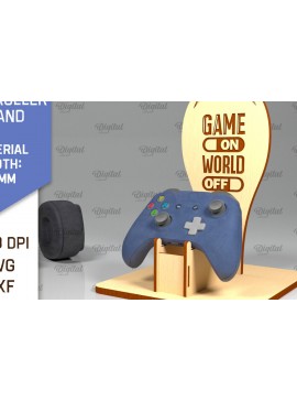 Σετ των 2 Intra απο ξύλο plywood 3mm-4mm πάχος - Ελεγκτής Ξύλινη βάση  Δίασταση 30x20 cm INTRAFABR-99887793