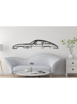 Σετ των 2 Intra απο ξύλο plywood 3mm-4mm πάχος - Corvette C2 Laser Cut Car Silhouette Δίασταση 20x20 cm INTRAFABR-111176224