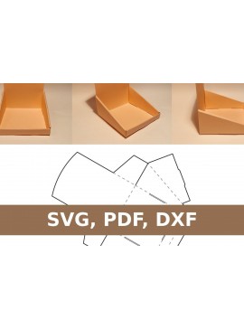 Σετ των 2 Intra απο ξύλο plywood 3mm-4mm πάχος - Πάγκος Βάση Δίασταση 20x20 cm INTRAFABR-33737186