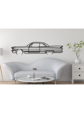 Σετ των 3 Intra απο ξύλο plywood 3mm-4mm πάχος - Coupe De Ville 1961 Laser Cut Car Dxf Δίασταση 20x20 cm INTRAFABR-111362773