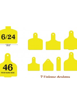 Σετ των 2 Intra απο ξύλο plywood 3mm-4mm πάχος - Ετικέτα αγελάδας , Πρότυπο Ετικέτες αυτιών αγελάδας  Δίασταση 30x20 cm INTRAFABR-109928662