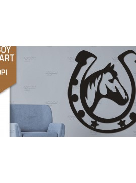 Intra απο ξύλο plywood 3mm-4mm πάχος - Cowboy Wall Art Laser Cut. Χαρτί καουμπόη Δίασταση 40x50 cm INTRAFABR-87115998