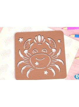 Intra απο ξύλο plywood 3mm-4mm πάχος - Πίνακας ανίχνευσης καβουριών | Πρότυπο σχεδίασης Δίασταση 40x50 cm INTRAFABR-98121526