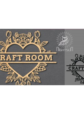 Σετ των 2 Intra απο ξύλο plywood 3mm-4mm πάχος - Πινακίδα κοπής λέιζερ δωματίου Craft Room Δίασταση 30x20 cm INTRAFABR-119041384