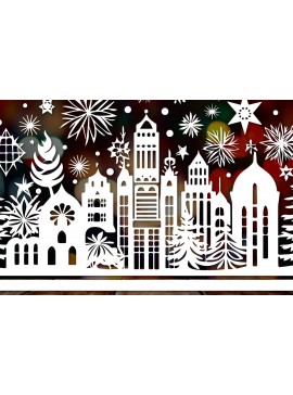 Σετ των 3 Intra απο ξύλο plywood 3mm-4mm πάχος - Cricut Χριστουγεννιάτικο Στολίδι  Decor Δίασταση 4x4 cm INTRAFABR-83548440