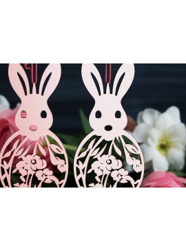 Σετ των 3 Intra απο ξύλο plywood 3mm-4mm πάχος - Cricut Πασχαλινό Laser Cut  Δίασταση 4x4 cm INTRAFABR-91432386