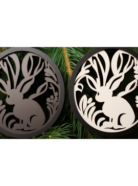 Σετ των 3 Intra απο ξύλο plywood 3mm-4mm πάχος - Cricut Πασχαλινό Laser Cut  Δίασταση 4x4 cm INTRAFABR-91435660