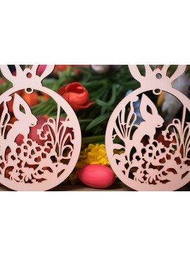 Σετ των 3 Intra απο ξύλο plywood 3mm-4mm πάχος - Cricut Πασχαλινό Laser Cut  Δίασταση 4x4 cm INTRAFABR-91436155
