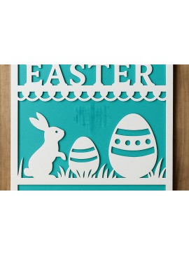 Σετ των 3 Intra απο ξύλο plywood 3mm-4mm πάχος - Cricut Πασχαλινή διακόσμηση τοίχου  Cut  Δίασταση 4x4 cm INTRAFABR-120104645