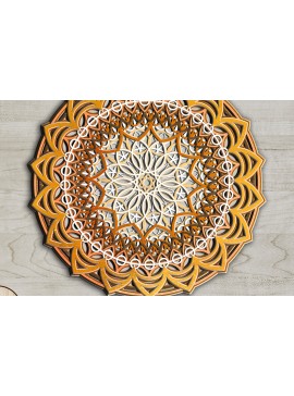 Σετ των 2 Intra απο ξύλο plywood 3mm-4mm πάχος - Αρχεία Cricut Αρχεία MANDALA για Cricut Δίασταση 5x12 cm INTRAFABR-9284206