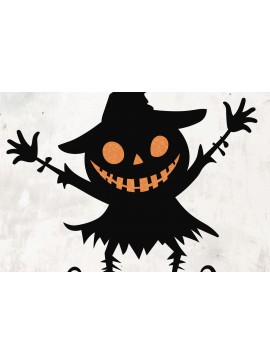 Σετ των 3 Intra απο ξύλο plywood 3mm-4mm πάχος - Cricut Halloween Χορευτικός Χαρακτήρας  Δίασταση 4x4 cm INTRAFABR-107736565