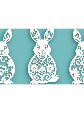 Σετ των 3 Intra απο ξύλο plywood 3mm-4mm πάχος - Πασχαλινό Πακέτο  Paper Cricut Δίασταση 4x4 cm INTRAFABR-92528928