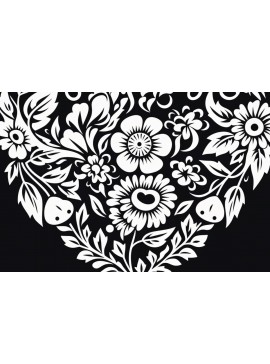 Σετ των 3 Intra απο ξύλο plywood 3mm-4mm πάχος - Cricut Paper Cut Floral Heart  Δίασταση 4x4 cm INTRAFABR-88492105