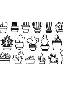 Σετ των 2 Intra απο ξύλο plywood 3mm-4mm πάχος - Cricut SUCCULENTS  Cut File Bundle Δίασταση 10x15 cm INTRAFABR-89522904